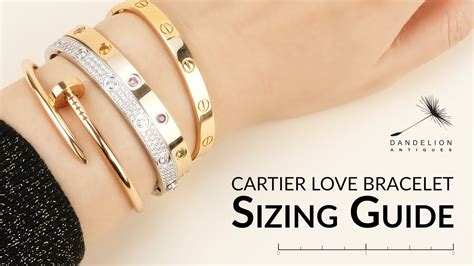 cartier love bracelet size 16|love bracelet size guide.